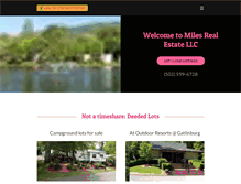 Tablet Screenshot of milesrealestatellc.com